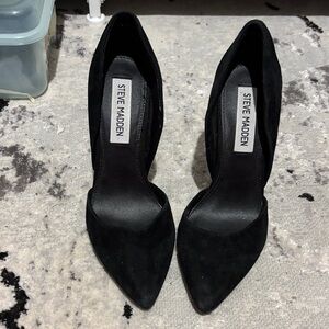 Steve Madden Black Pointed Toe Heels
